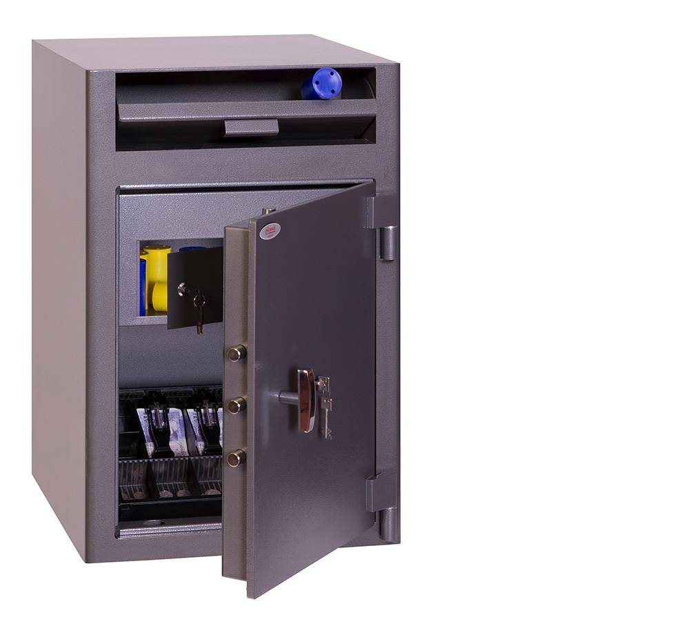Phoenix SS0998KD Cashier Deposit Einwurftresor mit Geldeinwurfklappe Schlüsselschloss