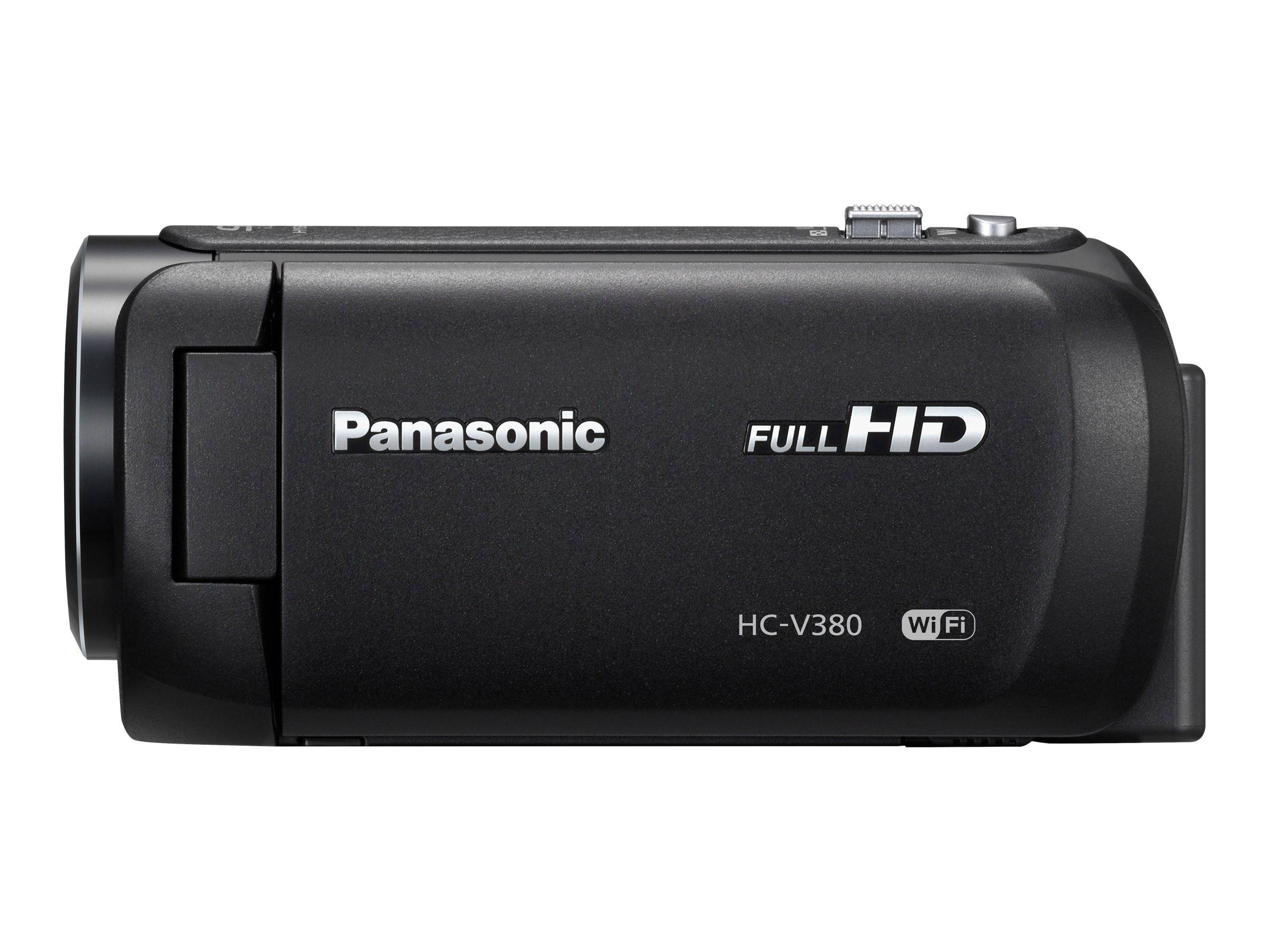 Panasonic HC-V380EG-K Camcorder 7.6 cm 3 Zoll 2.2 Megapixel Opt. Zoom: 50 x Schwarz
