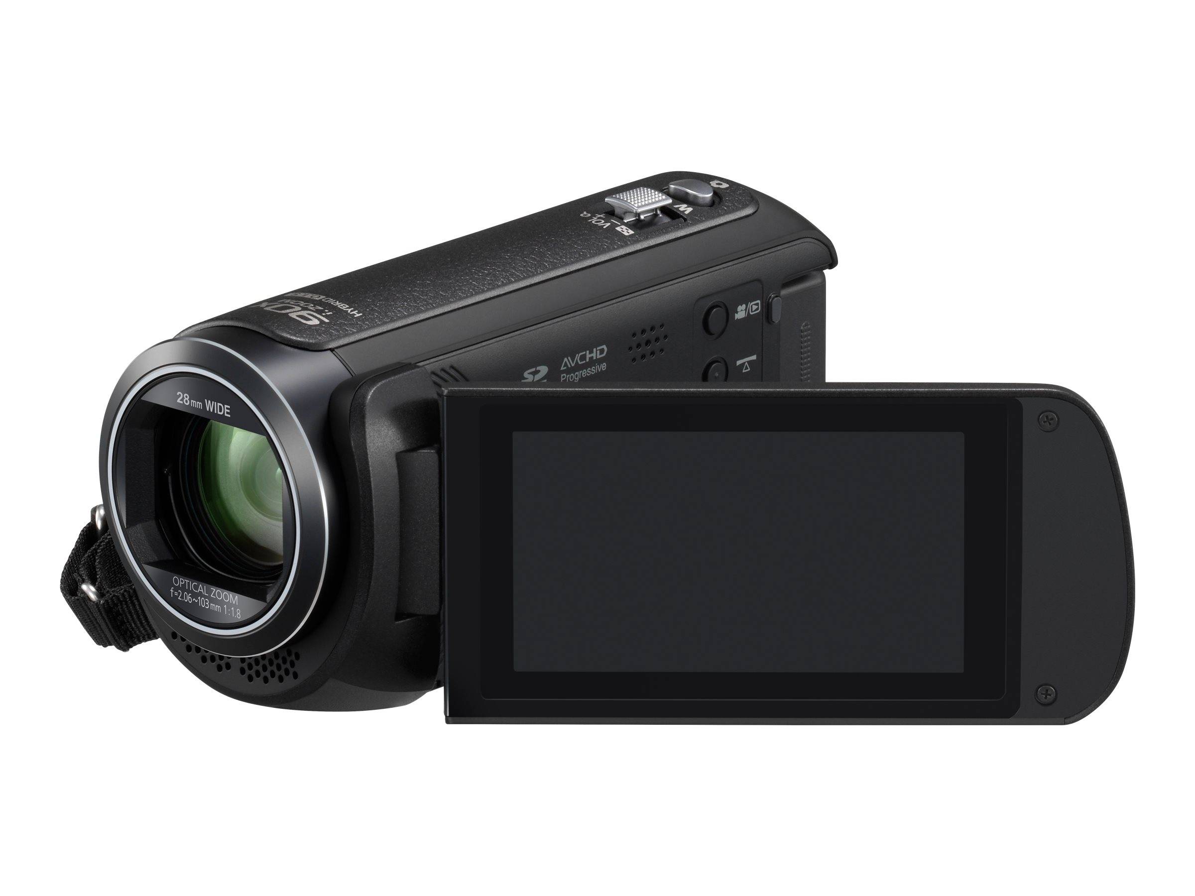 Panasonic HC-V380EG-K Camcorder 7.6 cm 3 Zoll 2.2 Megapixel Opt. Zoom: 50 x Schwarz