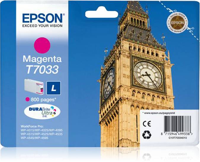 Epson Druckerpatrone T7033 Original Magenta C13T70334010