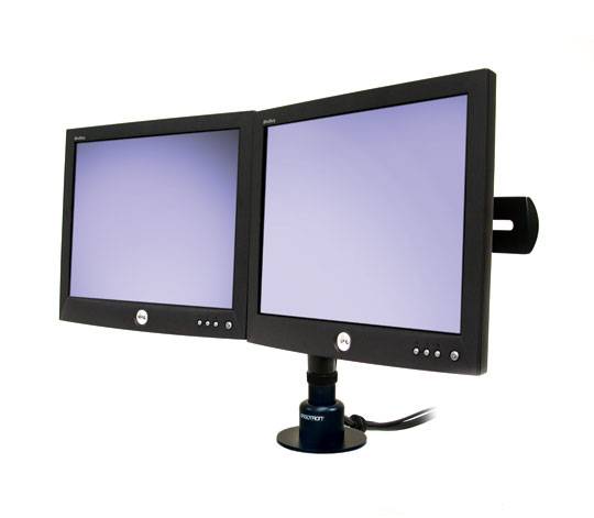 Ergotron Durch-Tisch-Befestigung Passend für Serie (Halter): Ergotron DS100 Schwarz