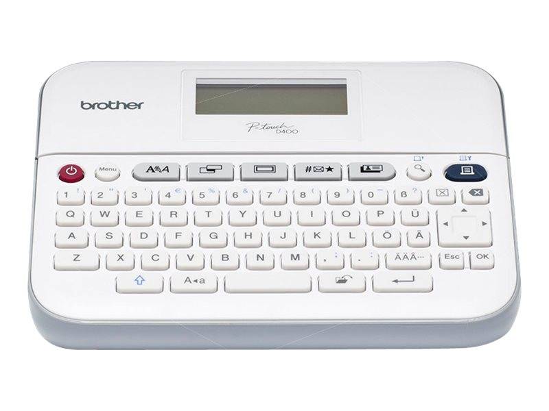 Brother P-Touch PT-D400 - Beschriftungsgerät - s/w - Thermotransfer - Rolle (1,8 cm)