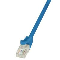 LogiLink CP2056U RJ45 Netzwerkkabel, Patchkabel CAT 6 U/UTP 2.00 m Blau mit Rastnasenschutz 1 St.