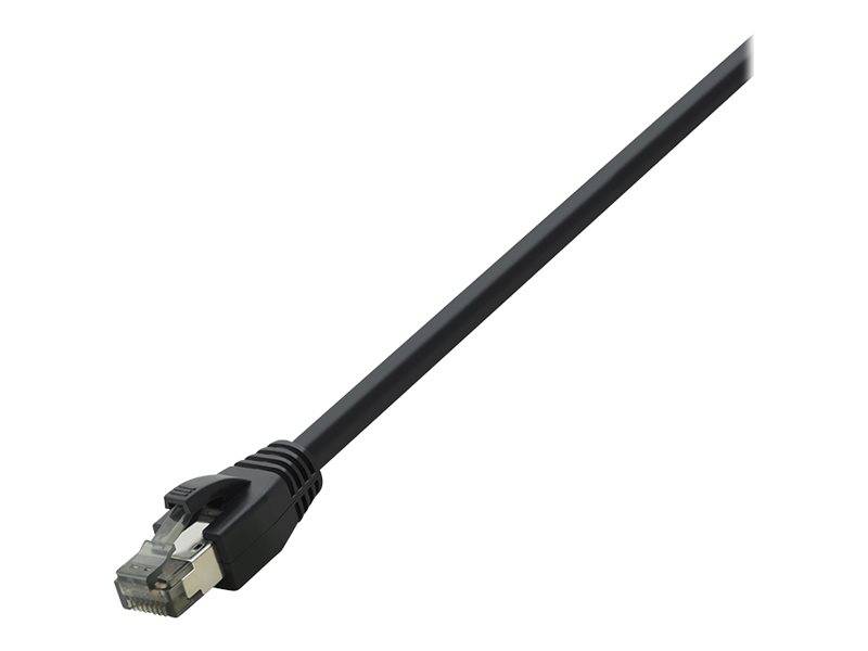 LogiLink CQ8093S RJ45 Netzwerkkabel, Patchkabel CAT 8.1 S/FTP 10.00 m Schwarz Halogenfrei 1 St.