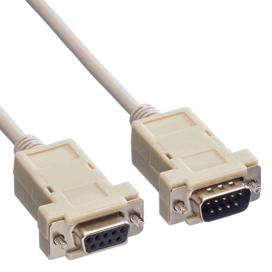 VALUE RS232-Kabel 9pol ST-BU, 1,8 m