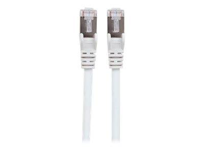 Intellinet 741385 RJ45 Netzwerkkabel, Patchkabel CAT 6a (Rohkabel CAT 7) S/FTP 2.00 m Weiß Halogenfrei 1 St.
