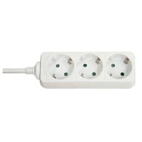 LINDY 73100 Steckdosenleiste 3fach Weiß Schutzkontakt 1 St.