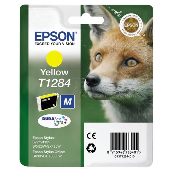 Epson Druckerpatrone T1284 Original Gelb C13T12844012
