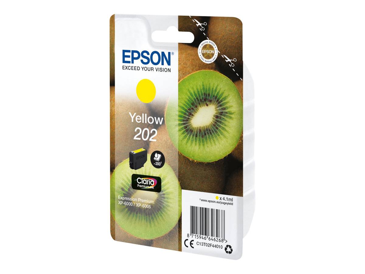 Epson Druckerpatrone T02F4, 202 Original Gelb C13T02F44010