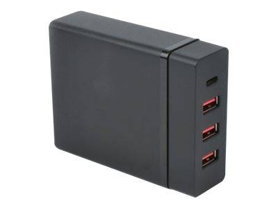Digitus DA-10195 USB-Ladegerät 72 W Steckdose Ausgangsstrom (max.) 10200 mA USB-C®, USB-A Anzahl Ausgänge: 4 x USB Power Delivery (USB-PD)