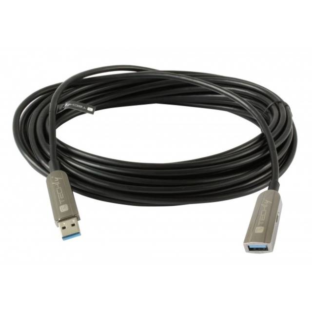 TECHLY USB3.0 AOC AM/AF Hybridkabel Peripheriegeräte &amp; Zubehör Kabel &amp; Adapter - USB &amp; Thunderbolt