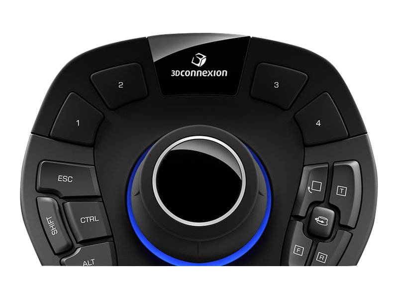 3Dconnexion SpaceMouse Pro USB 3D-Maus USB Schwarz 15 Tasten
