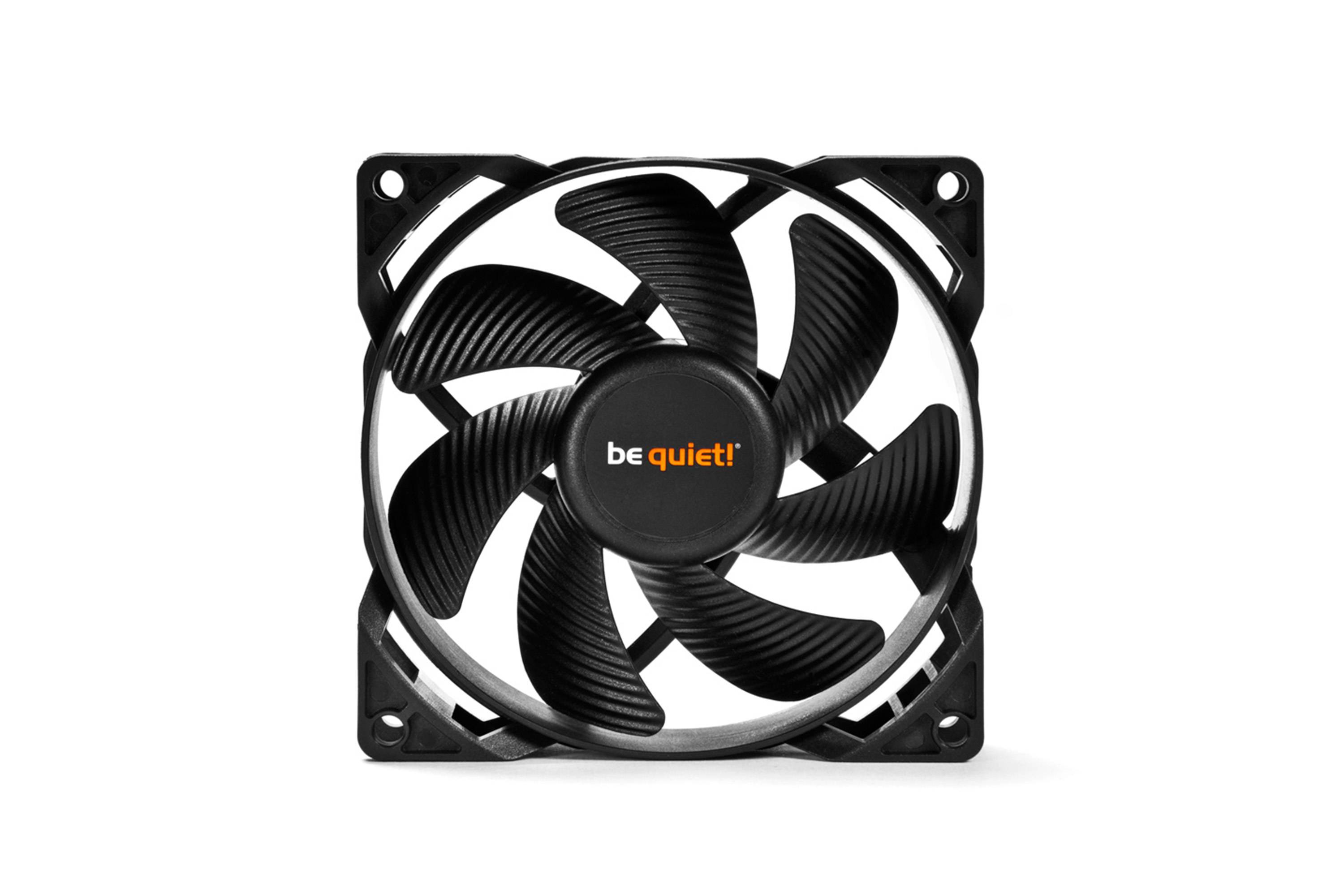 BeQuiet Pure Wings 2 PC-Gehäuse-Lüfter Schwarz (B x H x T) 92 x 92 x 25 mm