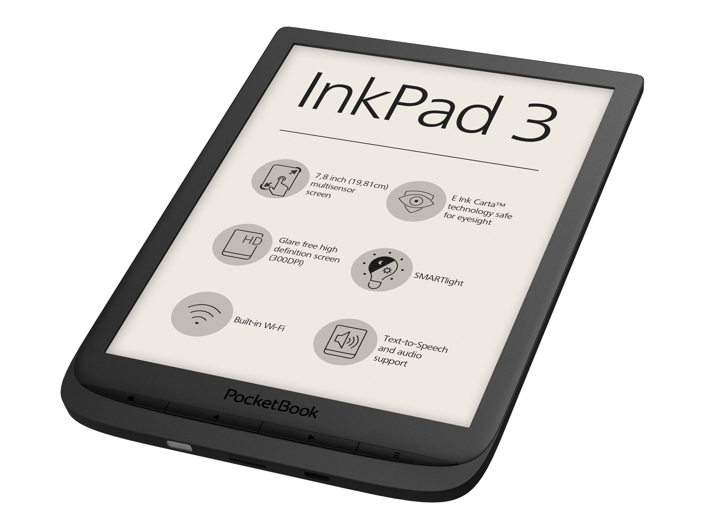 PocketBook InkPad 3 - eBook-Reader - 8 GB - 19.8 cm (7.8")