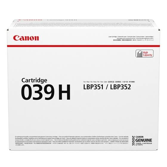 Canon Toner 039H Original Schwarz 25000 Seiten 0288C001