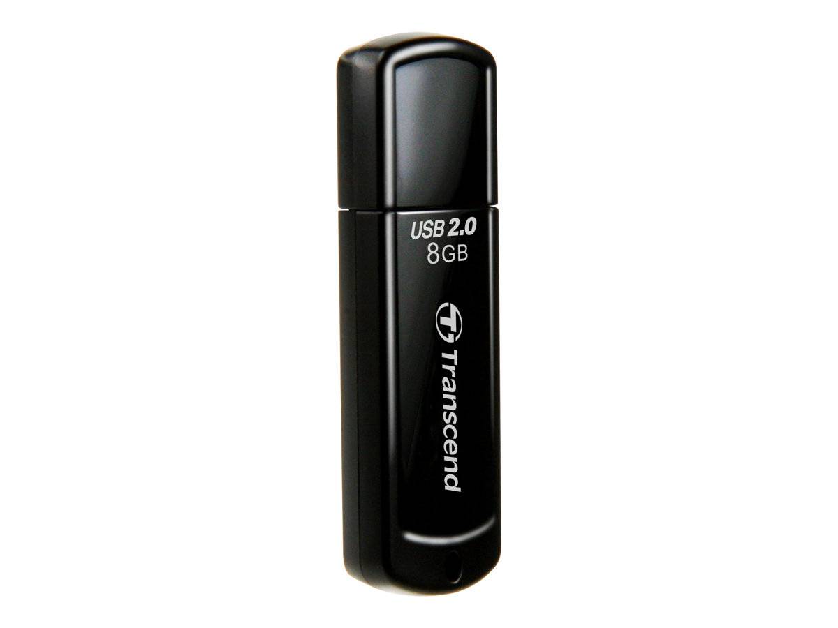 Transcend JetFlash® 350 USB-Stick 8 GB Schwarz TS8GJF350 USB 2.0