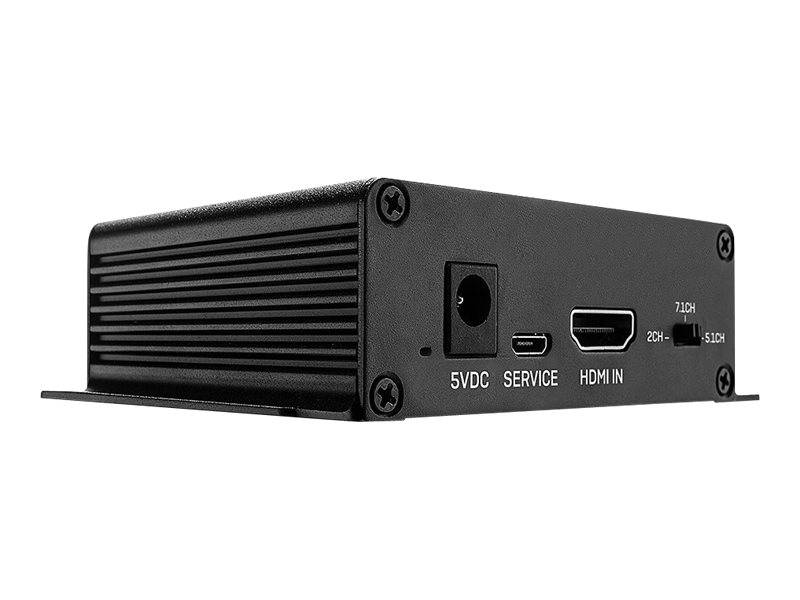 LINDY Audio Extraktor HDMI 18G Audio Extractor [HDMI - HDMI] 3840 x 2160 Pixel