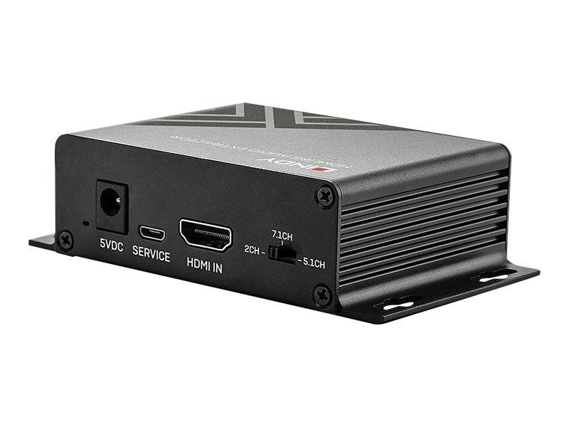 LINDY Audio Extraktor HDMI 18G Audio Extractor [HDMI - HDMI] 3840 x 2160 Pixel