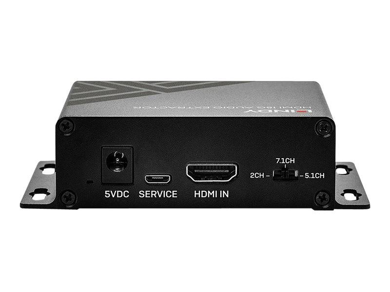 LINDY Audio Extraktor HDMI 18G Audio Extractor [HDMI - HDMI] 3840 x 2160 Pixel