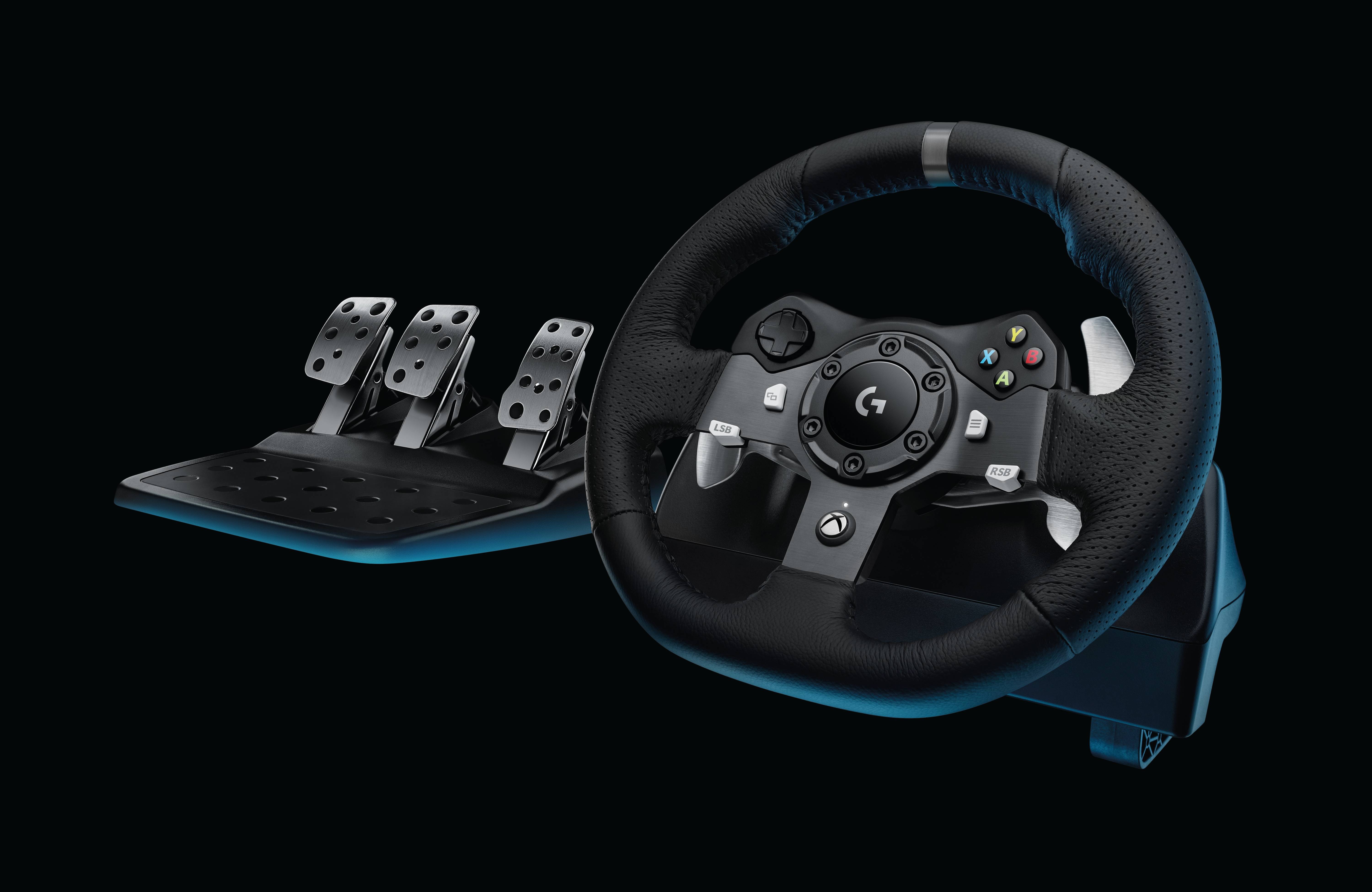 Logitech Gaming G920 Driving Force Racing Wheel Lenkrad PC, Xbox One Schwarz