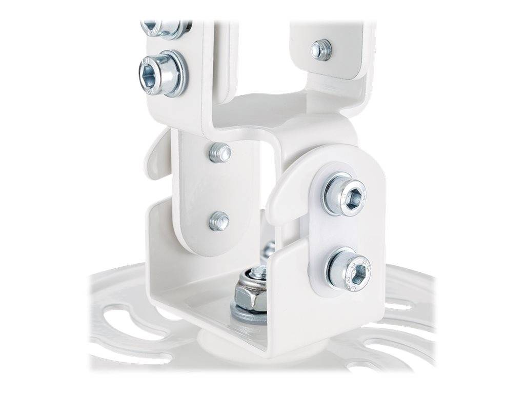LogiLink BP0057 Beamer-Deckenhalterung Deckenhalter, Höhenverstellbar, Neigbar+Schwenkbar Boden-/Deckenabstand (max.): 150 mm Weiß