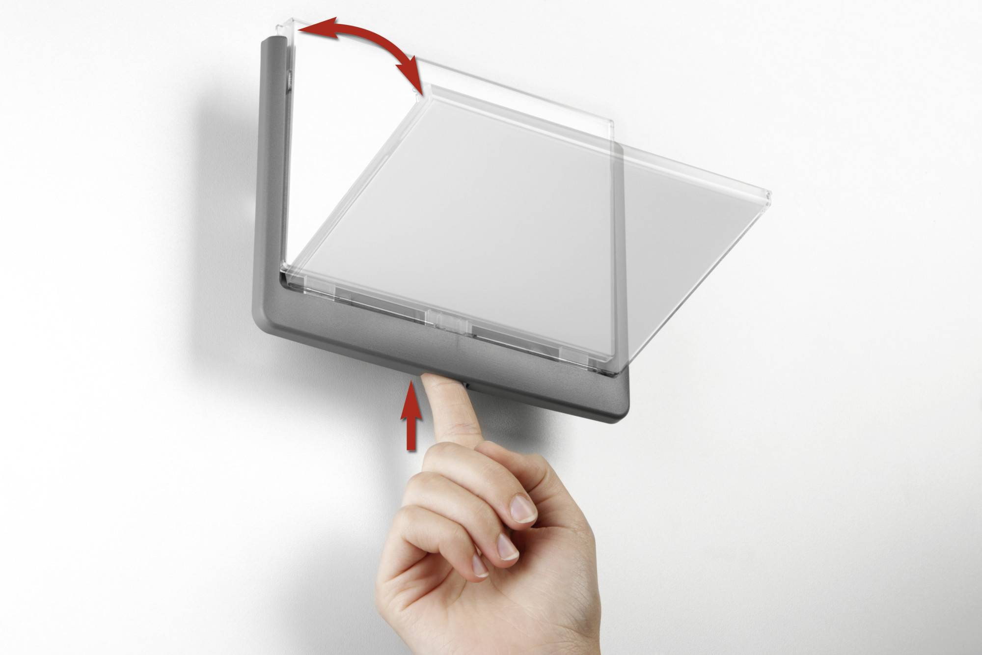 Durable Türschild 486037 (B x H) 149 mm x 52.5 mm Graphit 486037