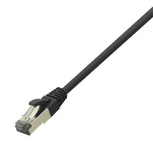 LogiLink CQ8053S RJ45 Netzwerkkabel, Patchkabel CAT 8.1 S/FTP 2.00 m Schwarz Halogenfrei 1 St.