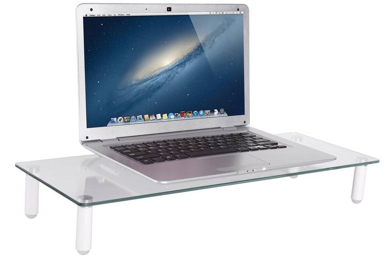 Digitus DA-90358 Monitor-Erhöhung Höhen-Bereich: 8 bis 8 cm Glas