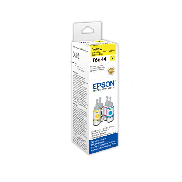 Epson C13T66444010 664 EcoTank Nachfülltinte Original Epson Gelb 70 ml