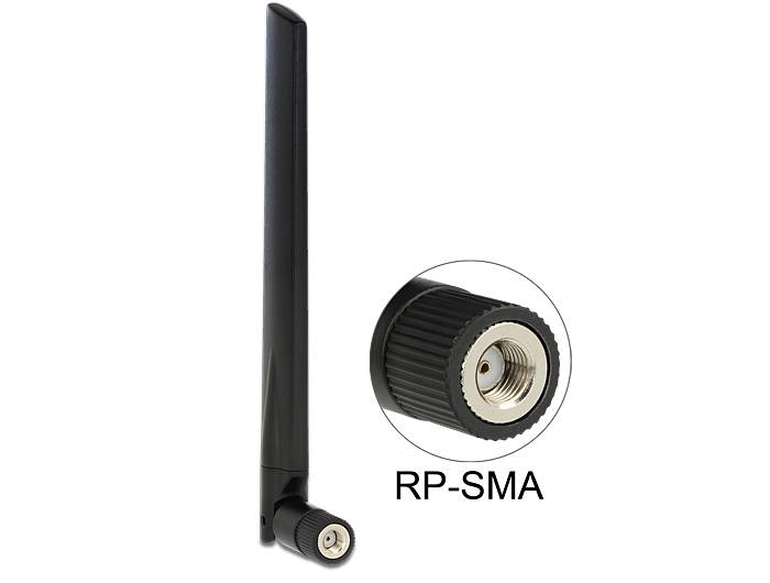 Delock 88898 WLAN Stab-Antenne 5 dB 2.4 GHz, 5 GHz