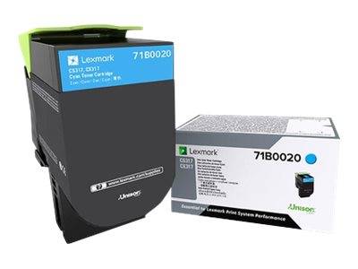 Lexmark Tonerkassette CS317 CX317 Original Cyan 2300 Seiten 71B0020