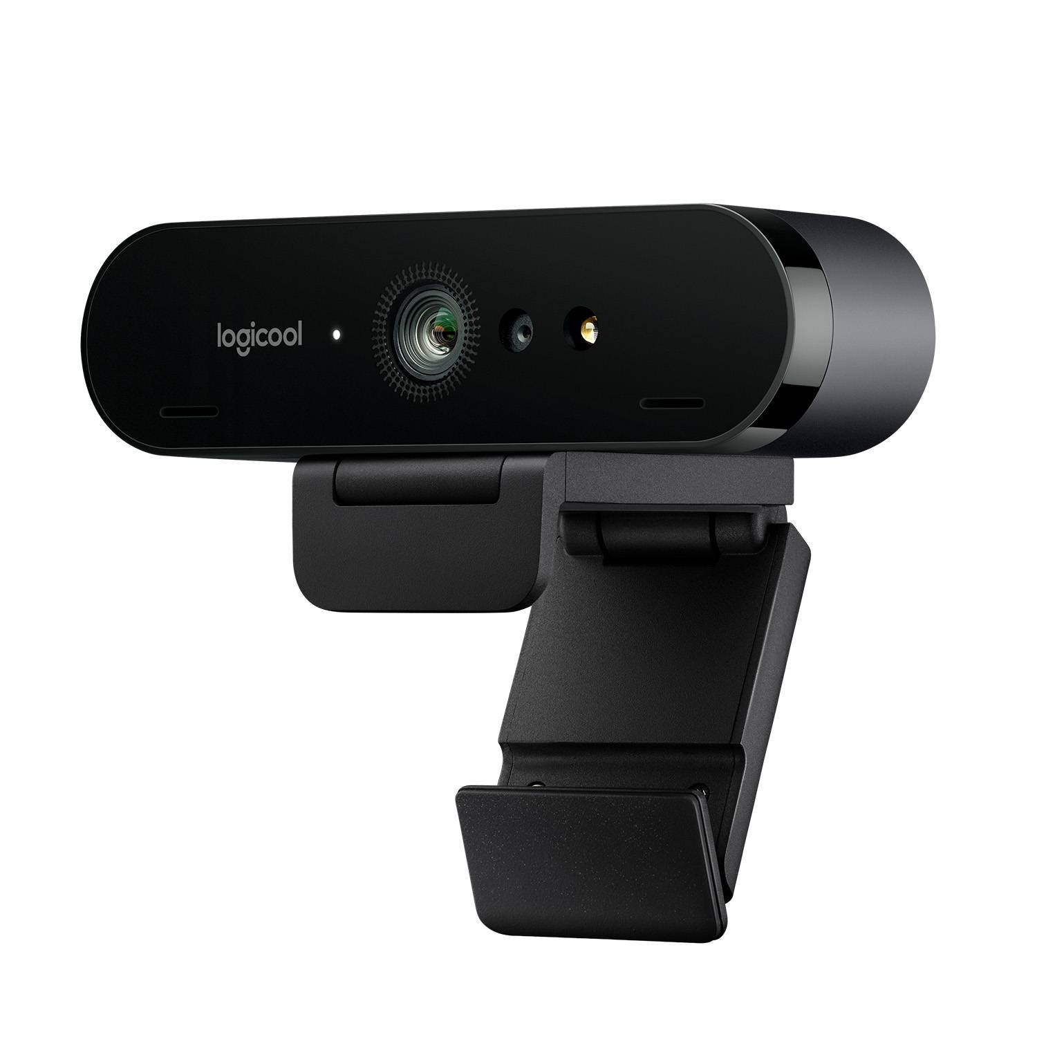 Logitech Brio 4K Stream Edition 4K-Webcam 3840 x 2160 Pixel, 1920 x 1080 Pixel, 1280 x 720 Pixel Klemm-Halterung, für Windows Hello