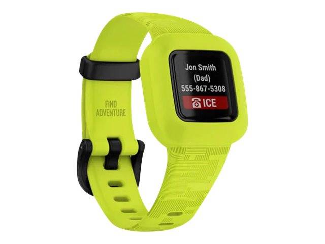 Garmin Vivofit Jr. 3 Kinderarmbanduhr Neongrün, Schwarz