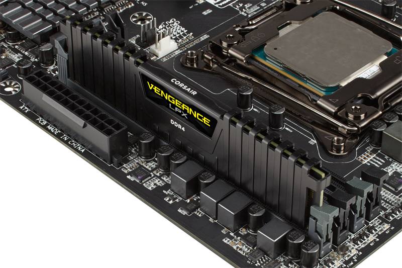 DDR4 32GB PC 2666 CL16 CORSAIR KIT (4x8GB) Vengeance Black retail Multimedia-Technik Speichermodule