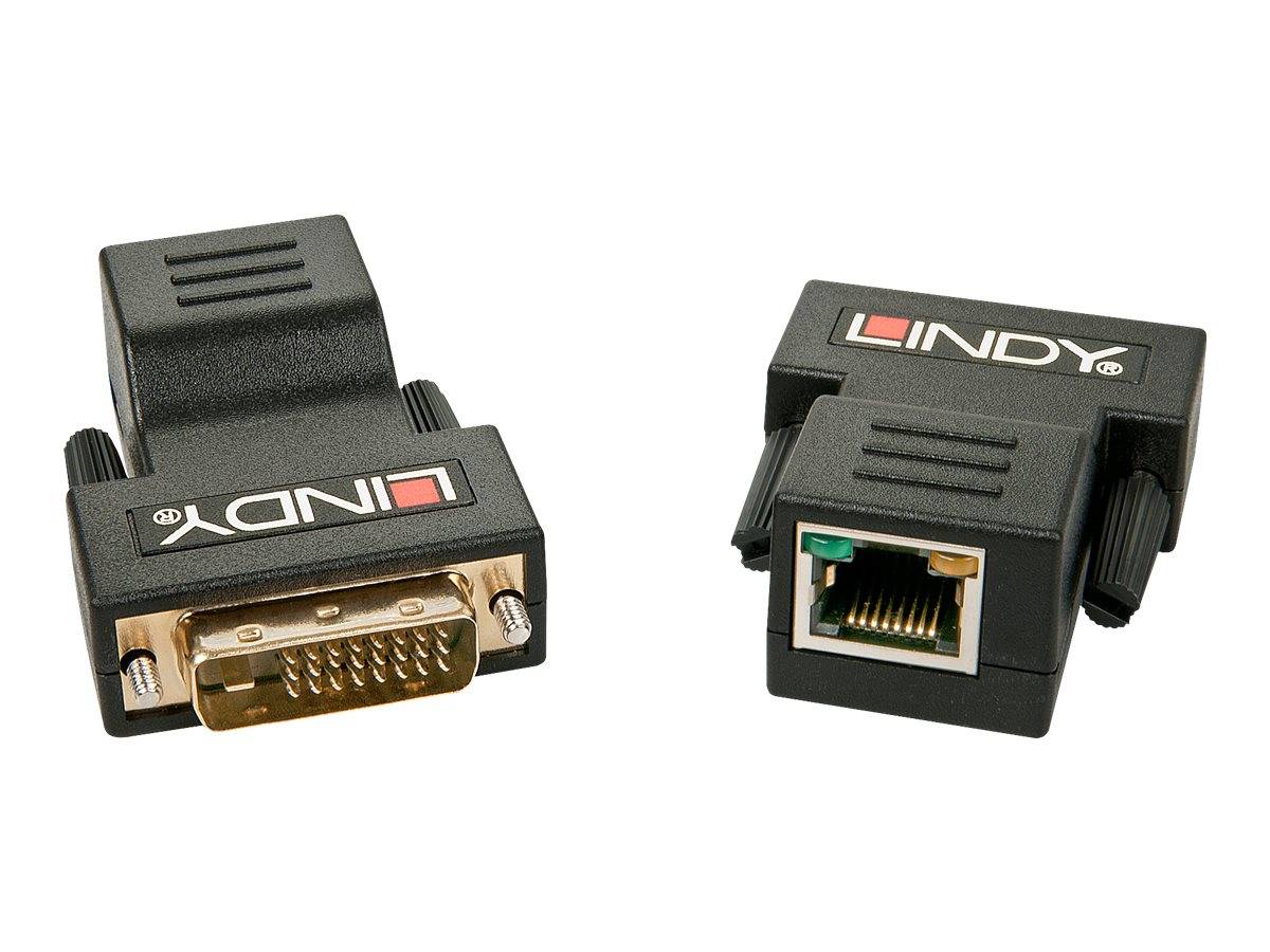 LINDY DVI Cat.5/6 Extender 50m/70m DVI-D Extender über Netzwerkkabel RJ45 70m