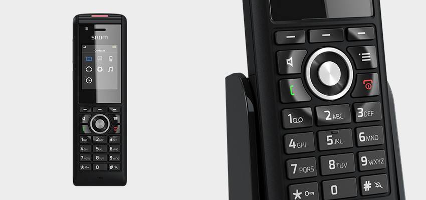 SNOM M85 DECT Mobilteil Schwarz