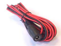 Lupus 10869 Strom Installationskabel 2.00 m Rot, Schwarz
