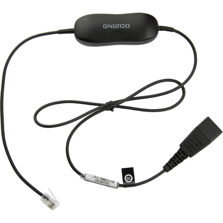 Jabra 88001-99 Telefon-Headset-Kabel 0.80m Schwarz