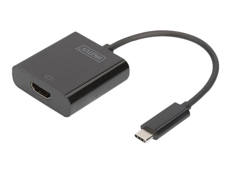 Digitus TV, Monitor Adapter [1x USB-C® Stecker - 1x HDMI-Buchse] DA-70852 15.00cm