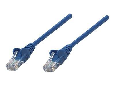 Intellinet 318983 RJ45 Netzwerkkabel, Patchkabel CAT 5e U/UTP 2.00 m Blau 1 St.