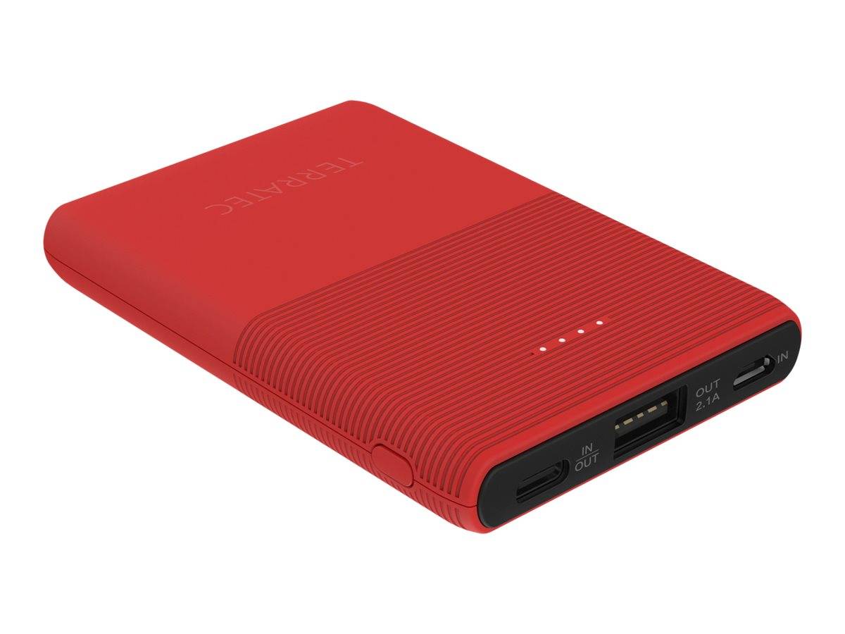 Terratec P50 Powerbank 5000 mAh LiPo Rot