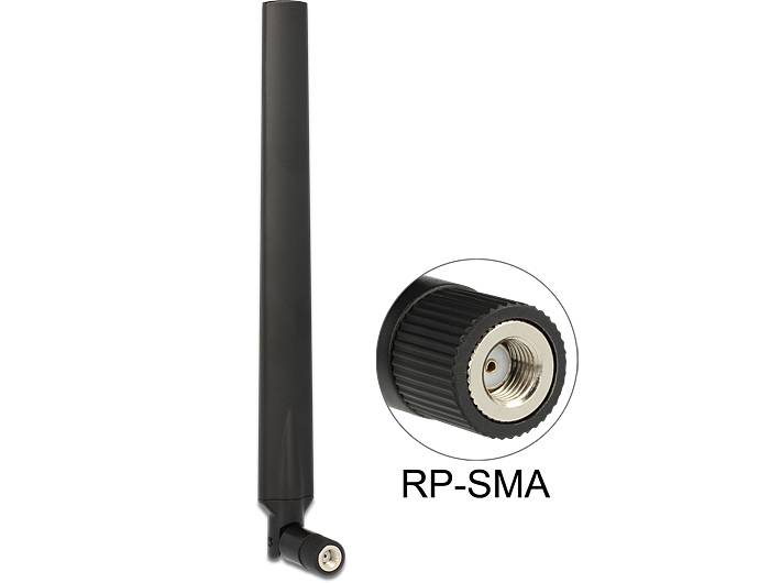 Delock 88899 WLAN Stab-Antenne 7 dB 2.4 GHz, 5 GHz