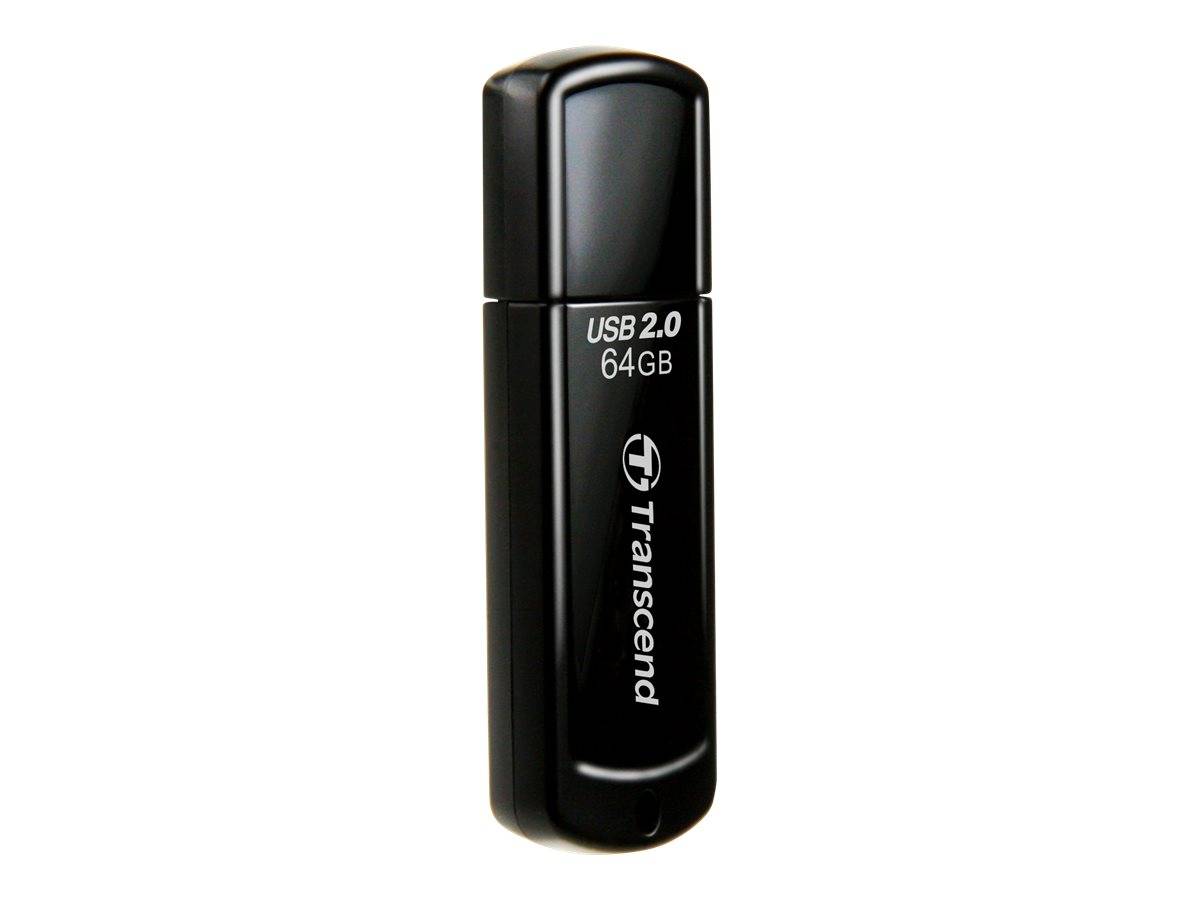 Transcend JetFlash® 350 USB-Stick 64GB Schwarz TS64GJF350 USB-A (USB 2.0)