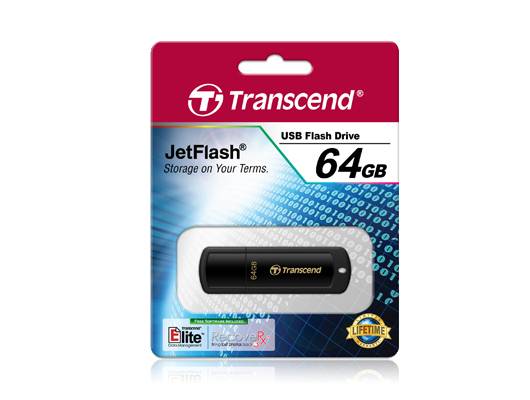 Transcend JetFlash® 350 USB-Stick 64GB Schwarz TS64GJF350 USB-A (USB 2.0)