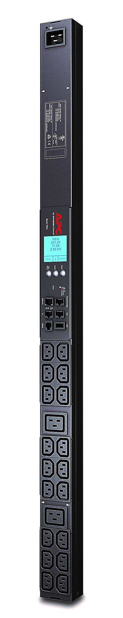 APC Rack PDU 2G Metered ZeroU 16A 230V AP8858 Rack-Stromverteilung