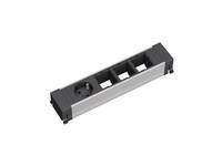 Bachmann 909.002 Steckdosenleiste Silber, Schwarz Schutzkontakt 1St.