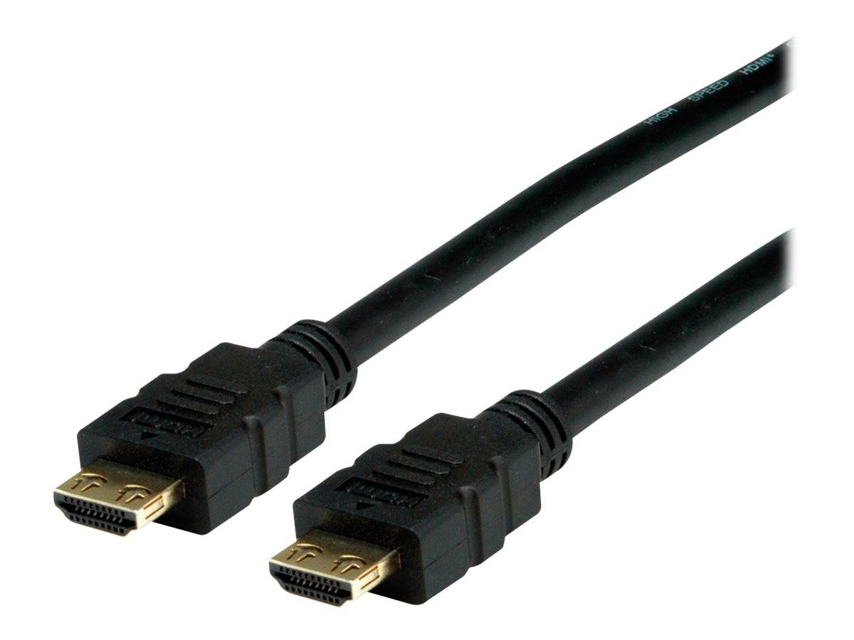 VALUE 4K HDMI Ultra HD Kabel mit Ethernet, ST/ST, schwarz, 3 m