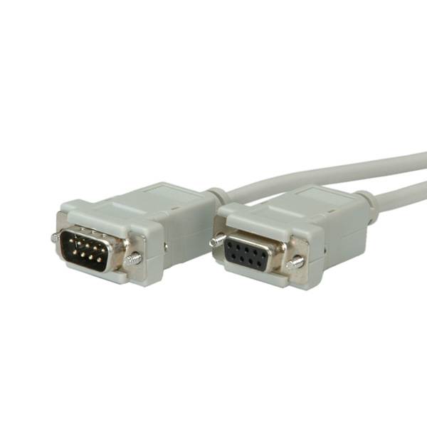 VALUE RS232-Kabel 9pol ST-BU, 3 m