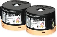 Epson Toner 0710 Original 2er-Pack Schwarz 2500 Seiten C13S050710