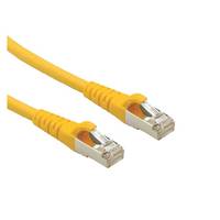 Roline 21.15.2825 RJ45 Patchkabel CAT 6a S/FTP 5.00 m Gelb 1 St.